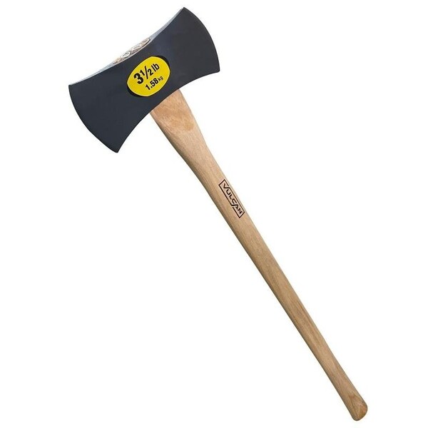 Vulcan 0 Double Michigan Axe, Wood Handle, 35 lb 334417 Zoro